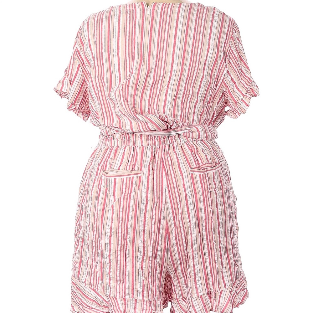 Loft Plus Striped Ruffle Romper - image 6